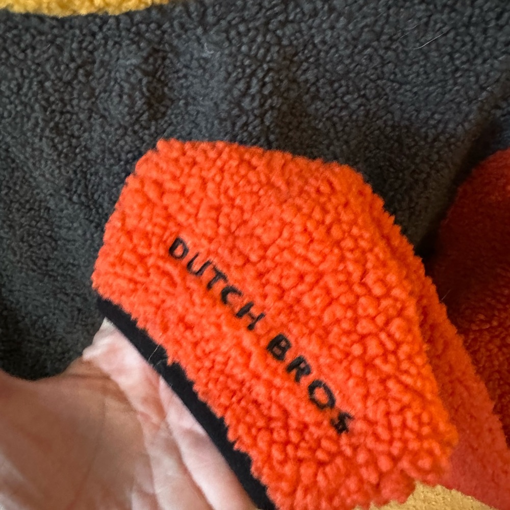 Dutch Bros Colorblock 3/4 snap Fleece Jacket - Picture 5 of 8